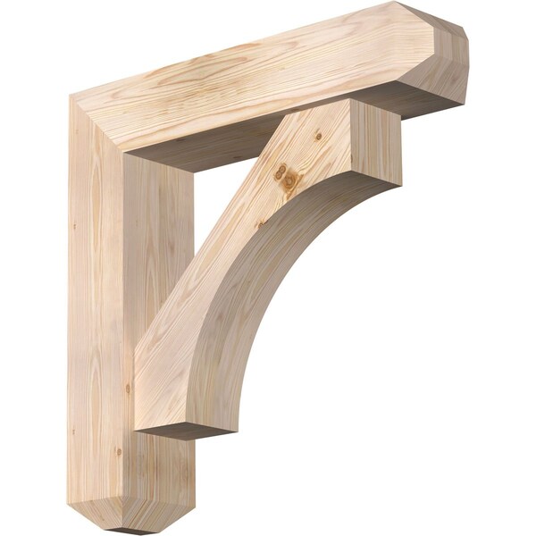 Ekena Millwork Westlake Craftsman Smooth Bracket w/ Offset Brace, Douglas Fir, 7 1/2"W x 32"D x 32"H BKT0806X32X32WTL04SDF - main